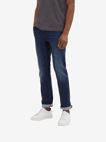 Coupe slim Jean 'Josh' TOM TAILOR en bleu