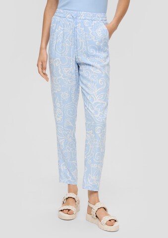 s.Oliver Tapered Hose in Blau: Vorderseite