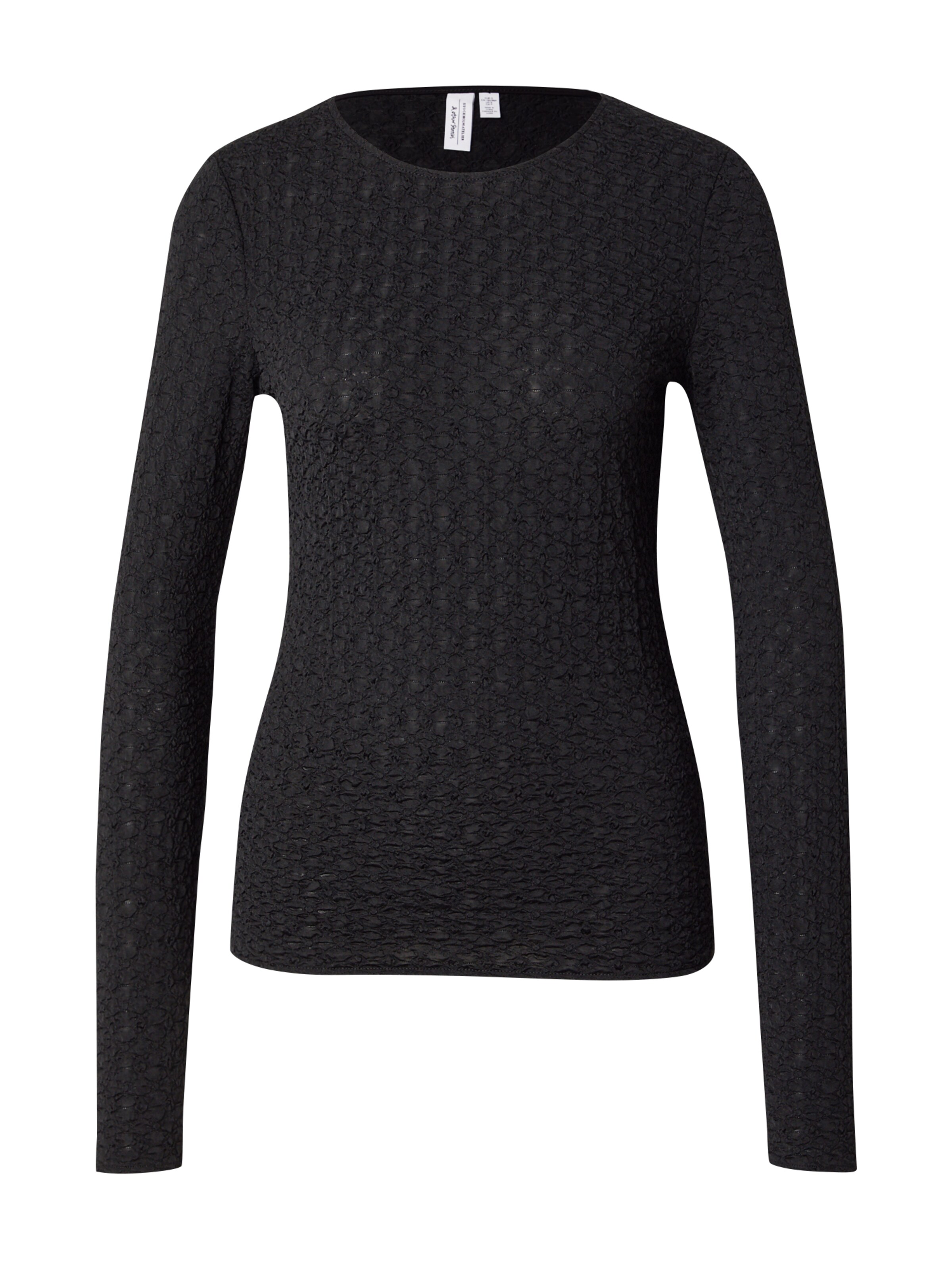 & Other Stories Μπλουζάκι σε μαύρο: μπροστά