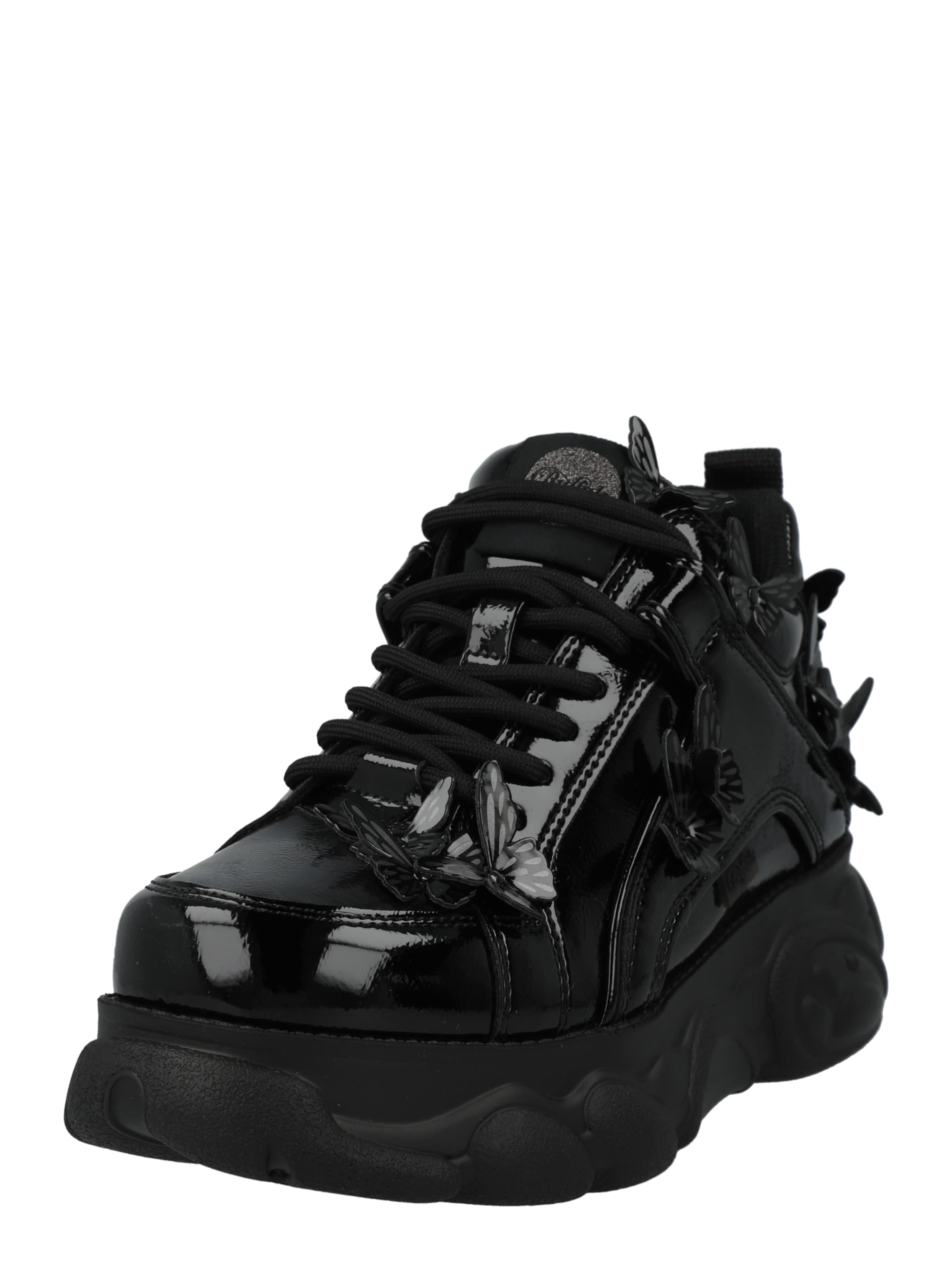 BUFFALO Sneaker 'Corin' in silbergrau / schwarz, Produktansicht