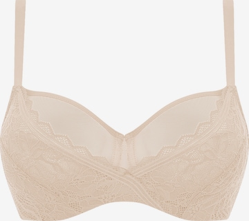 Chantelle BH 'Floral Touch' in Beige: Vorderseite