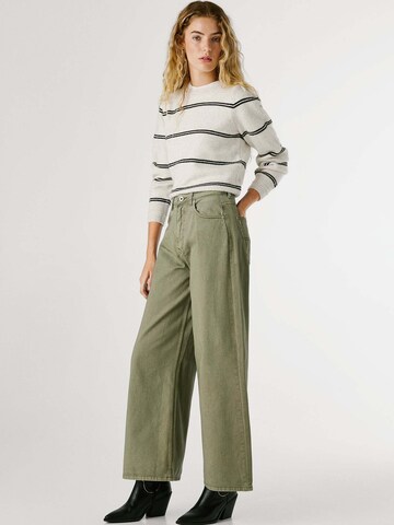 Wide leg Jeans 'Jaimy' di Pepe Jeans in verde