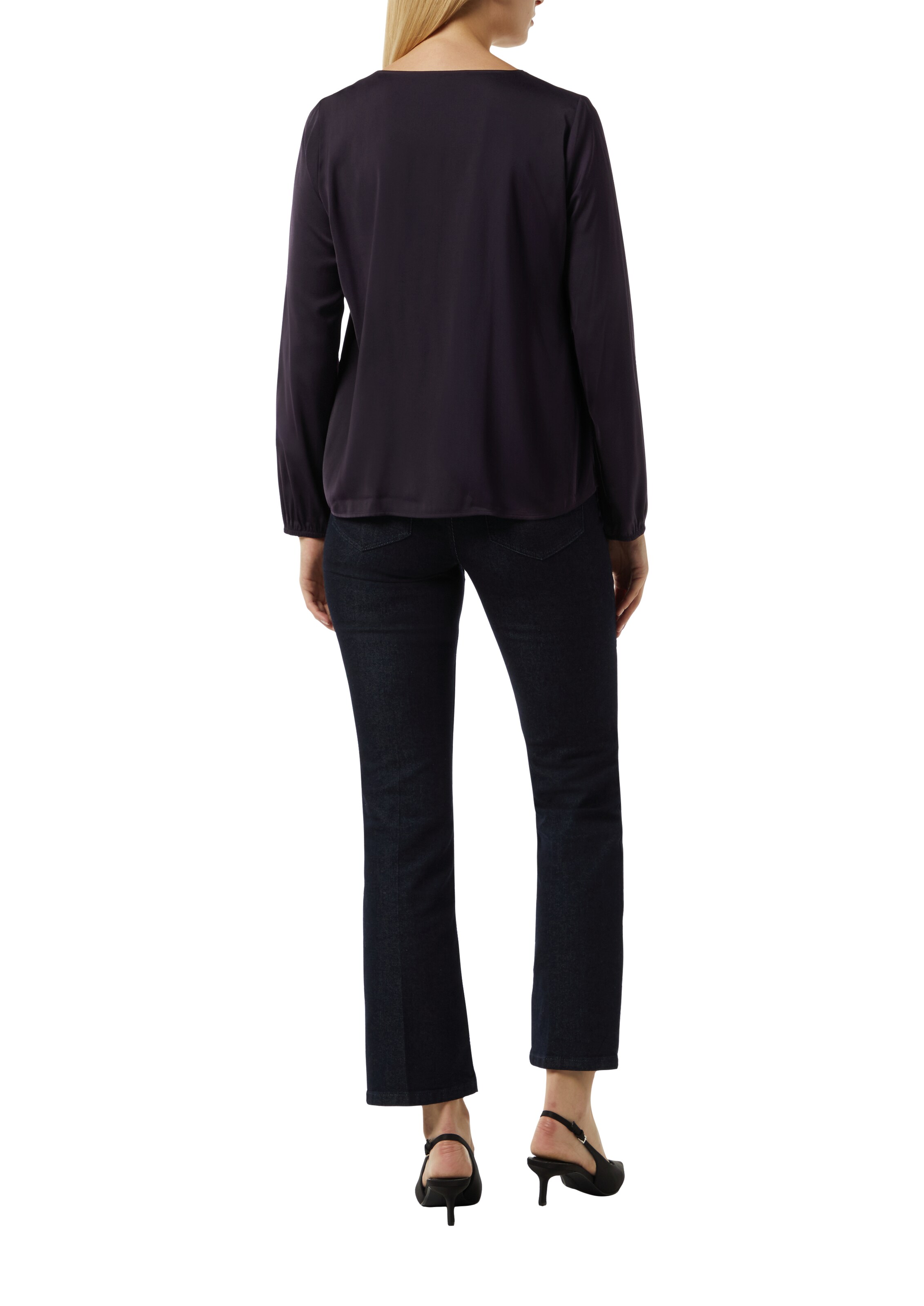 COMMA Bluse in Lila: Rückseite