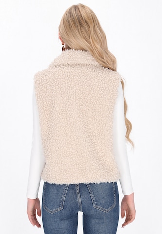 Gilet 'Fashion Look' IZIA en beige