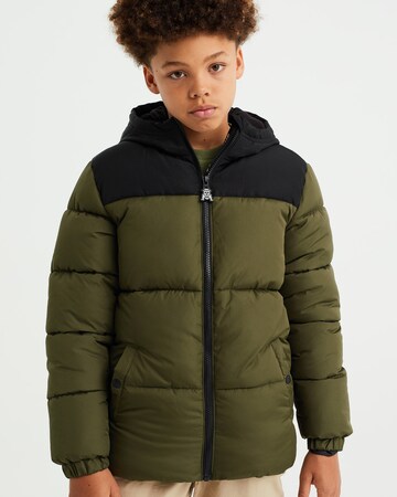 WE Fashion Winter jacket in Green