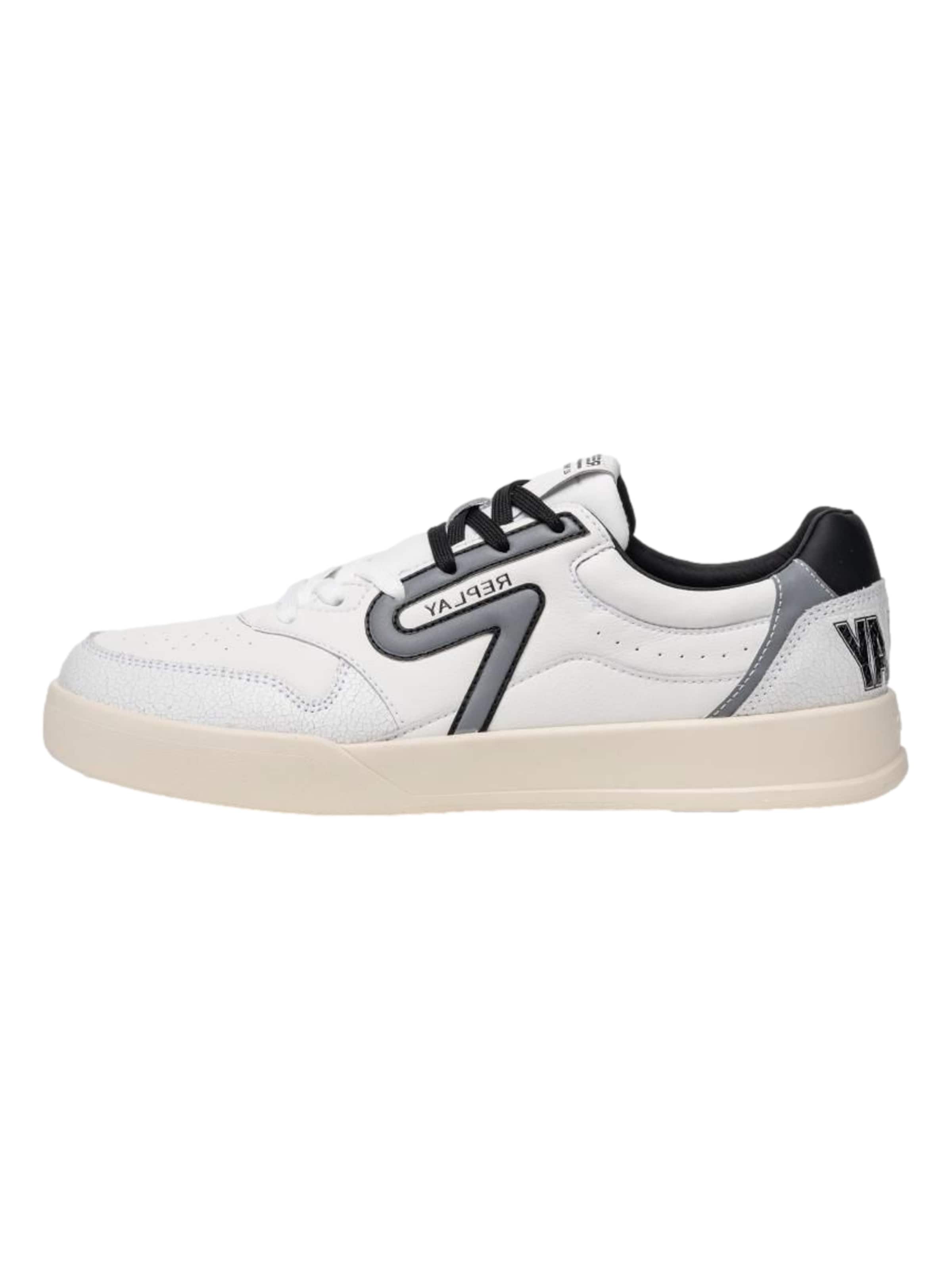 Sneaker bassa di REPLAY in bianco: frontale