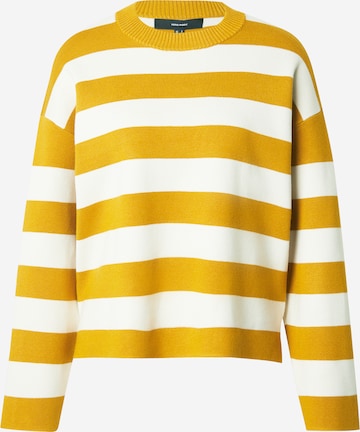 Pullover 'VMSilje' di VERO MODA in giallo: frontale