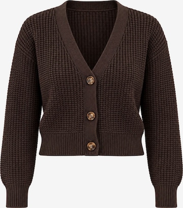 RYVAN Knit Cardigan 'Strickjacken' in Brown: front