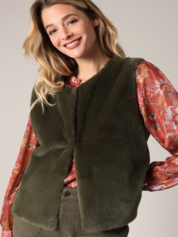 Gilet 'Fuzzy' Deeluxe en vert