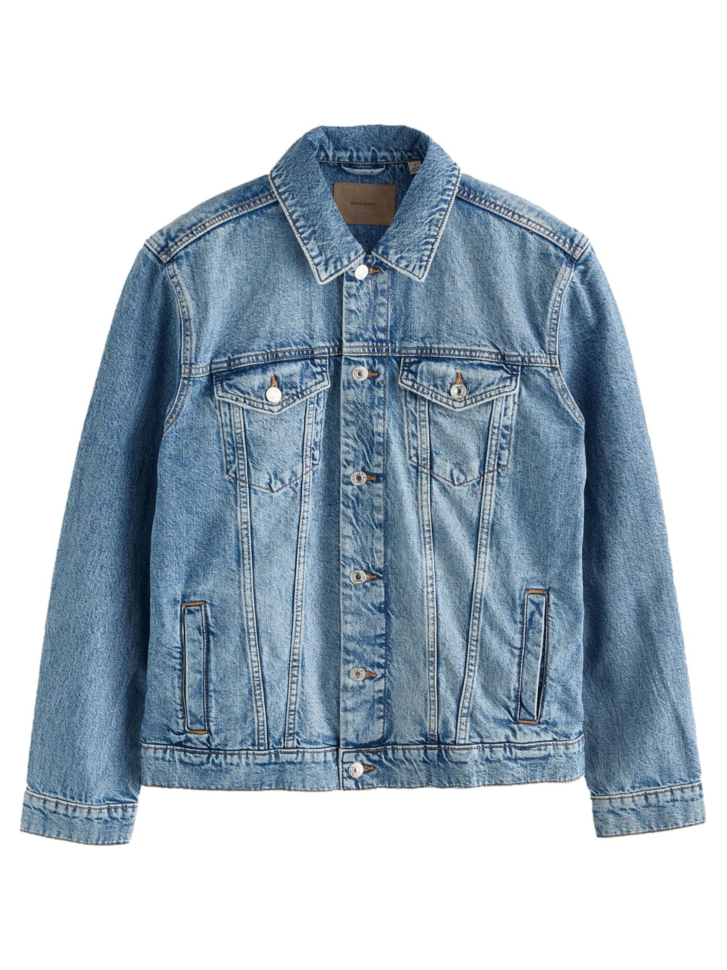 Next Jacke in Blau: Vorderseite