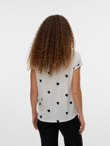 balts VERO MODA T-Krekls 'VMAva'