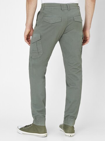 PADDOCKS Tapered Cargohose in Grün