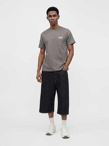 pilka EA7 Emporio Armani Marškinėliai