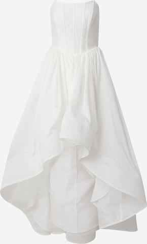 True Decadence Вечернее платье в Белый: спереди