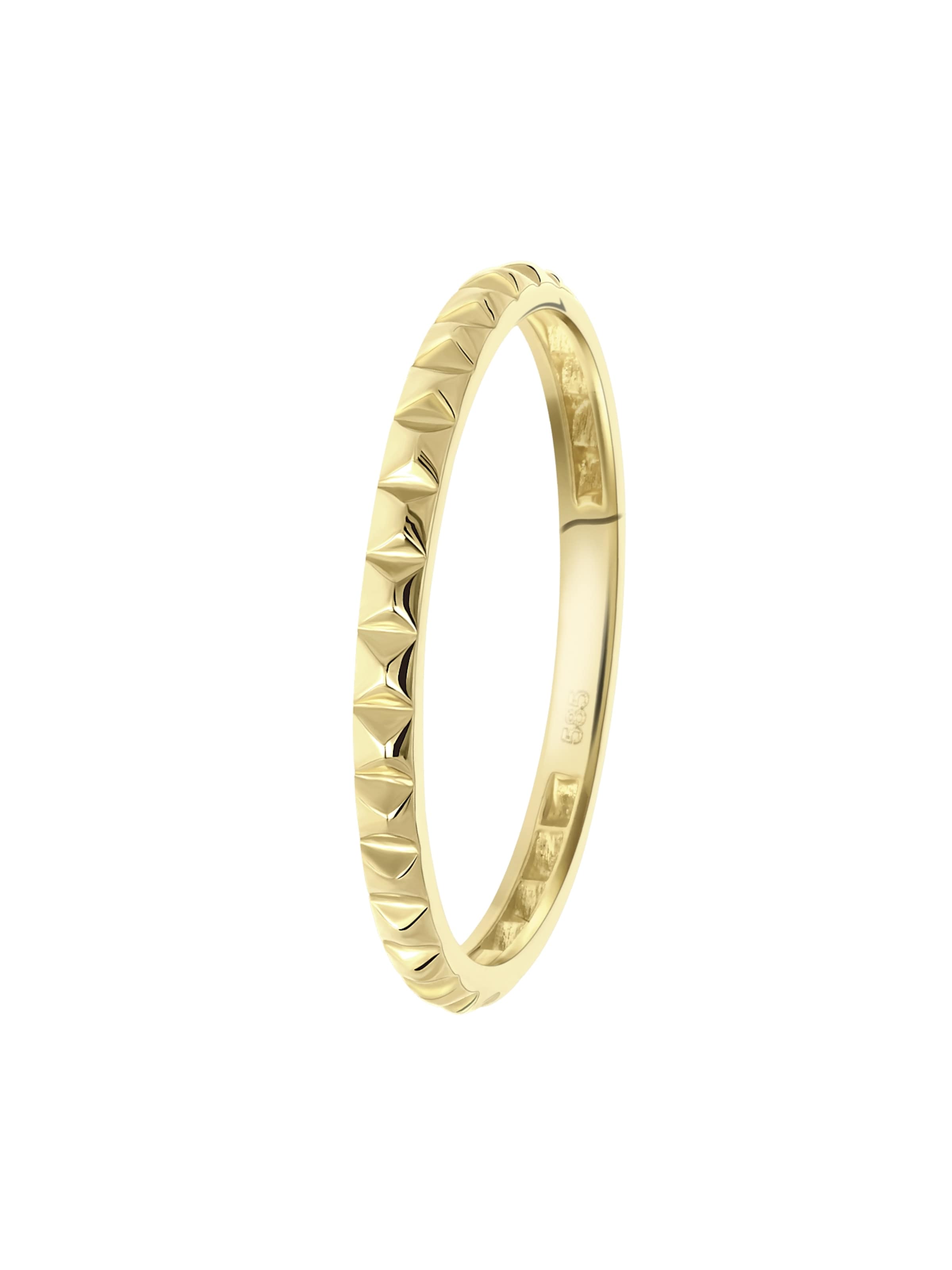 Lucardi Ring in Gold: front