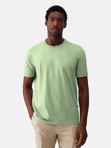T-Shirt 'BASICCONTRA' Liu Jo en vert : devant