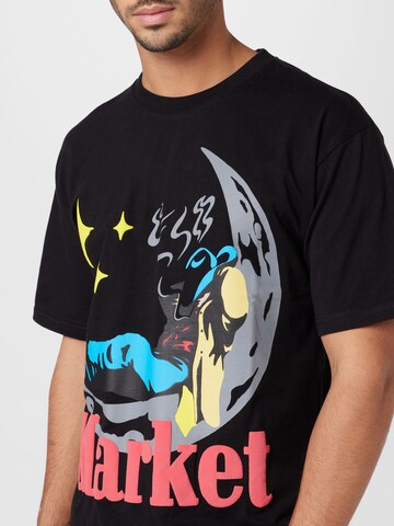 MARKET - Camiseta 'Man On Moon' en negro