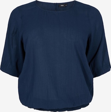 Zizzi Blouse 'ERORY' in Blue: front