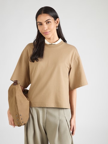 T-shirt & Other Stories en beige : devant