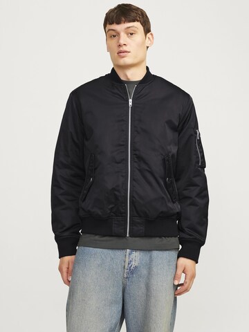 JACK & JONES - Chaqueta de entretiempo 'JJOcean' en negro: frente
