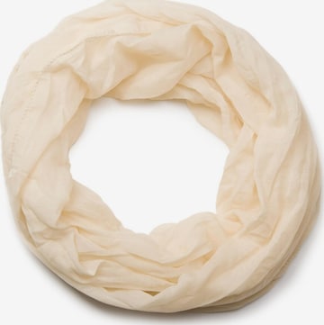 styleBREAKER Schlauchschal 'Seidiger unifarbener Loop' in Beige: Vorderseite