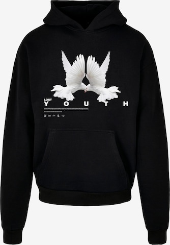 Lost Youth - Sudadera 'Dove' en negro: frente