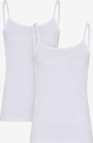 Maglietta intima di CC DK in bianco: frontale