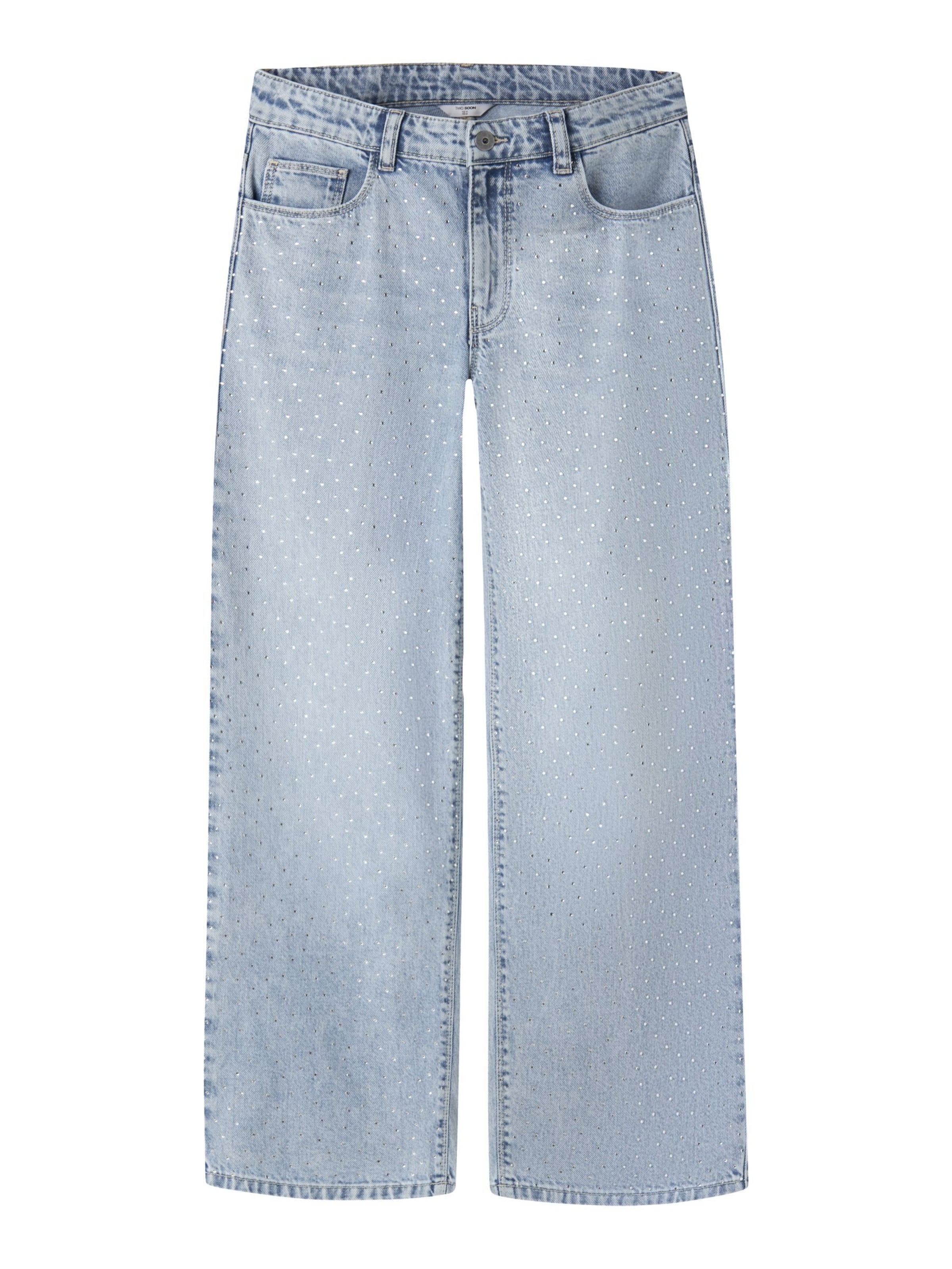 Loosefit Jean TWO SOON en bleu : devant