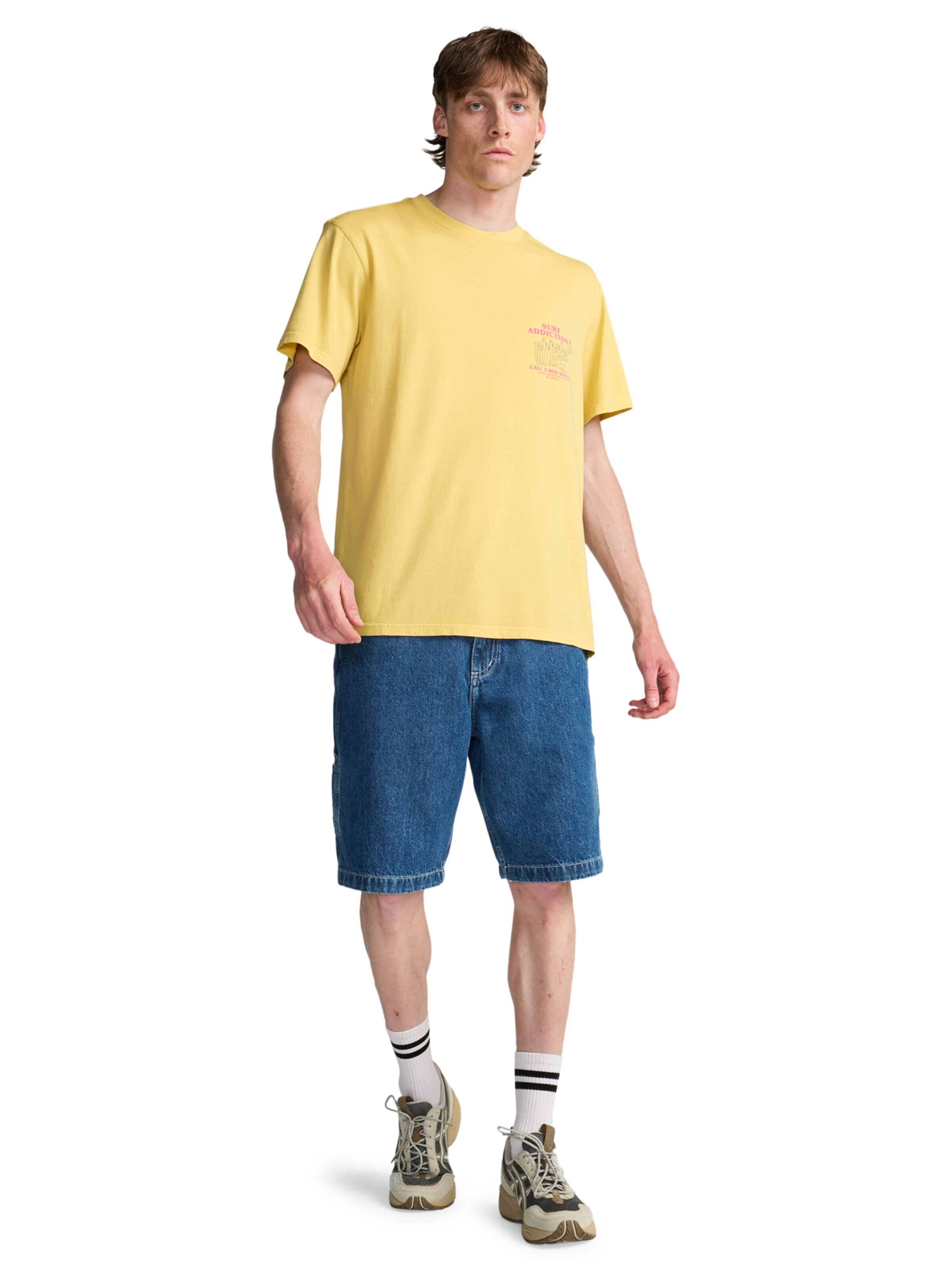 BILLABONG Shirt 'Message' in Yellow