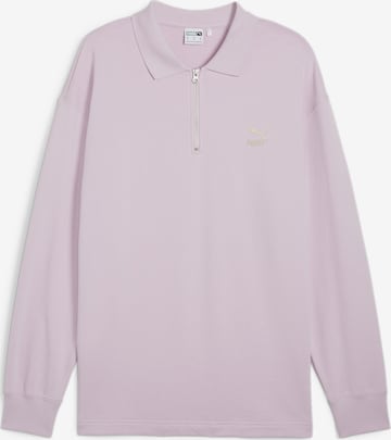 PUMA Athletic Sweatshirt in Purple: front