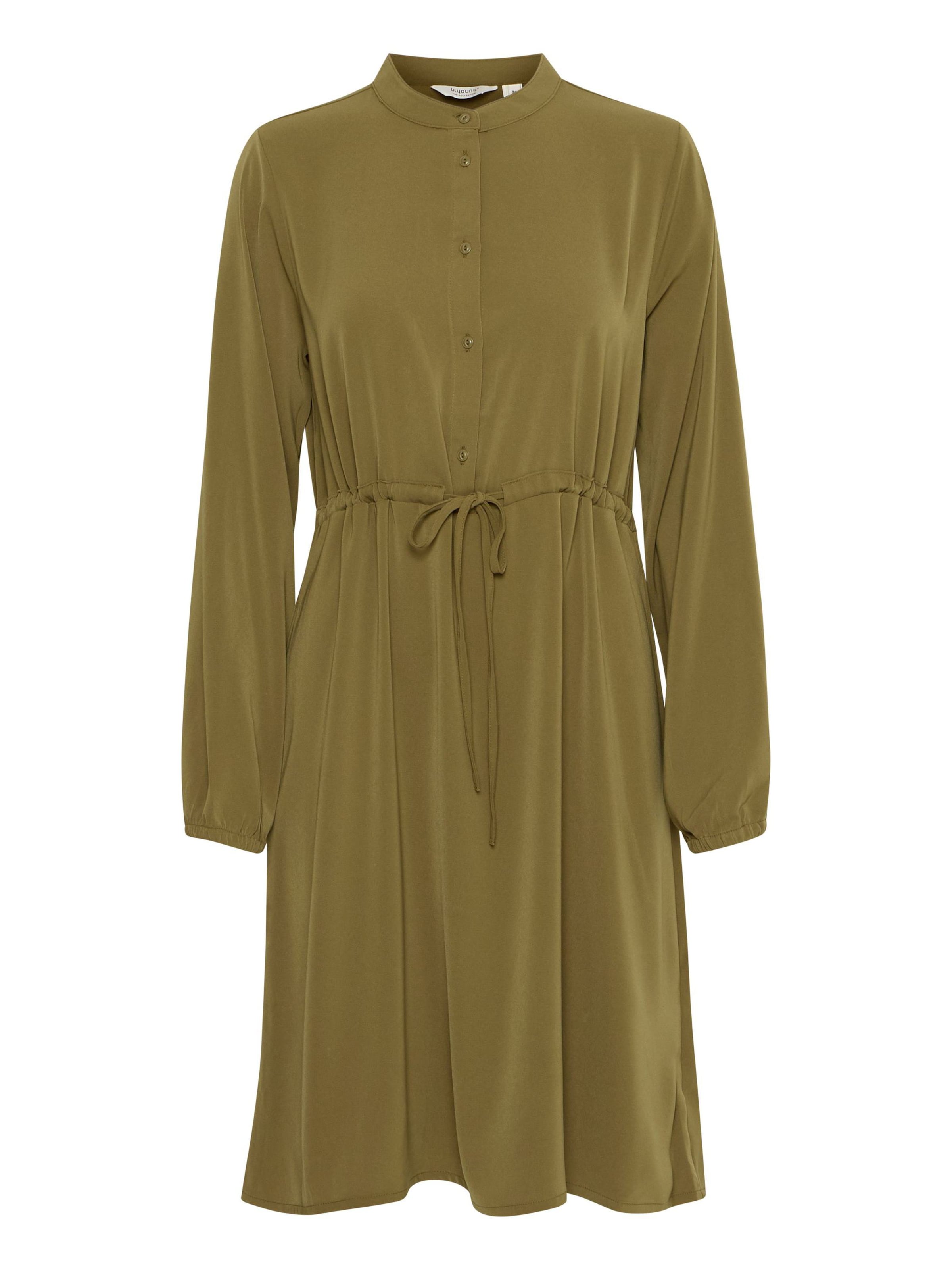 b.young Blusenkleid 'Gilda' in Grün: Vorderseite