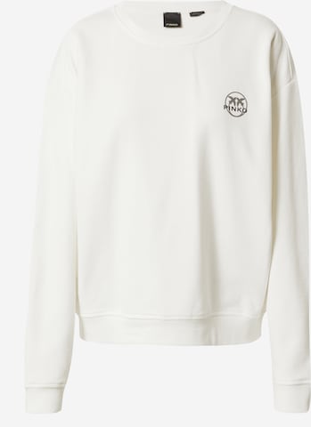 PINKO Sweatshirt in Wit: voorkant