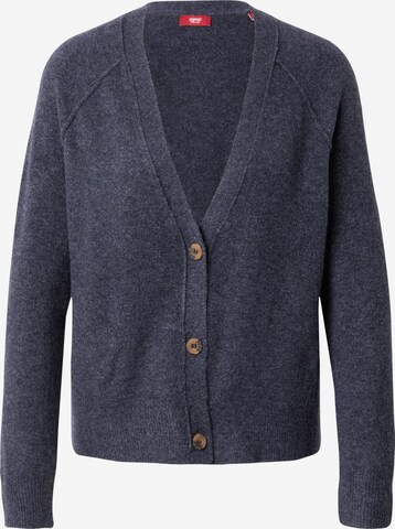 ESPRIT Knit Cardigan in Blue: front