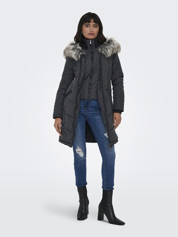 ONLY - Abrigo de invierno en gris