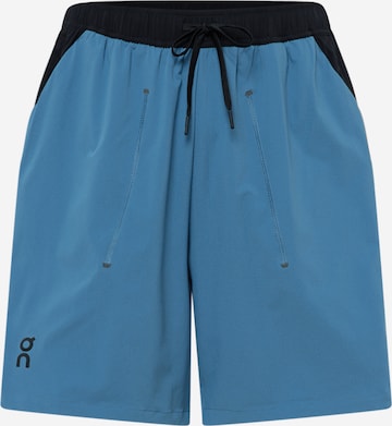 On Regular Workout Pants 'Focus' in Blue: front