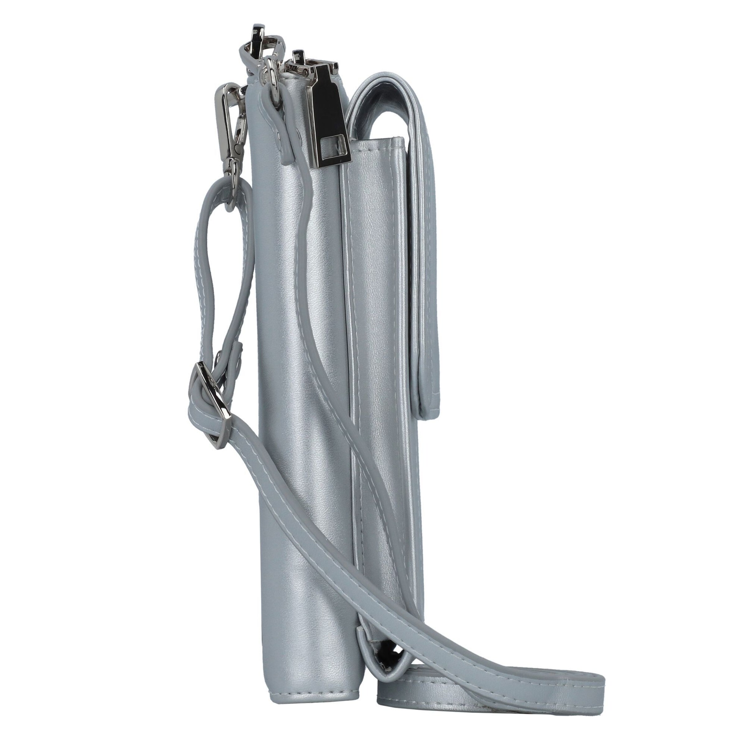 Seidenfelt Smartphonehülle 'Sanna' in Silber