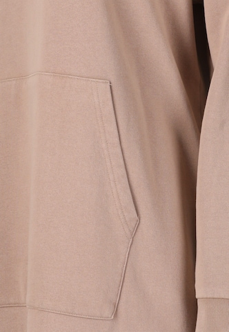 NOU Sweatshirtkleid 'Rala' in Braun