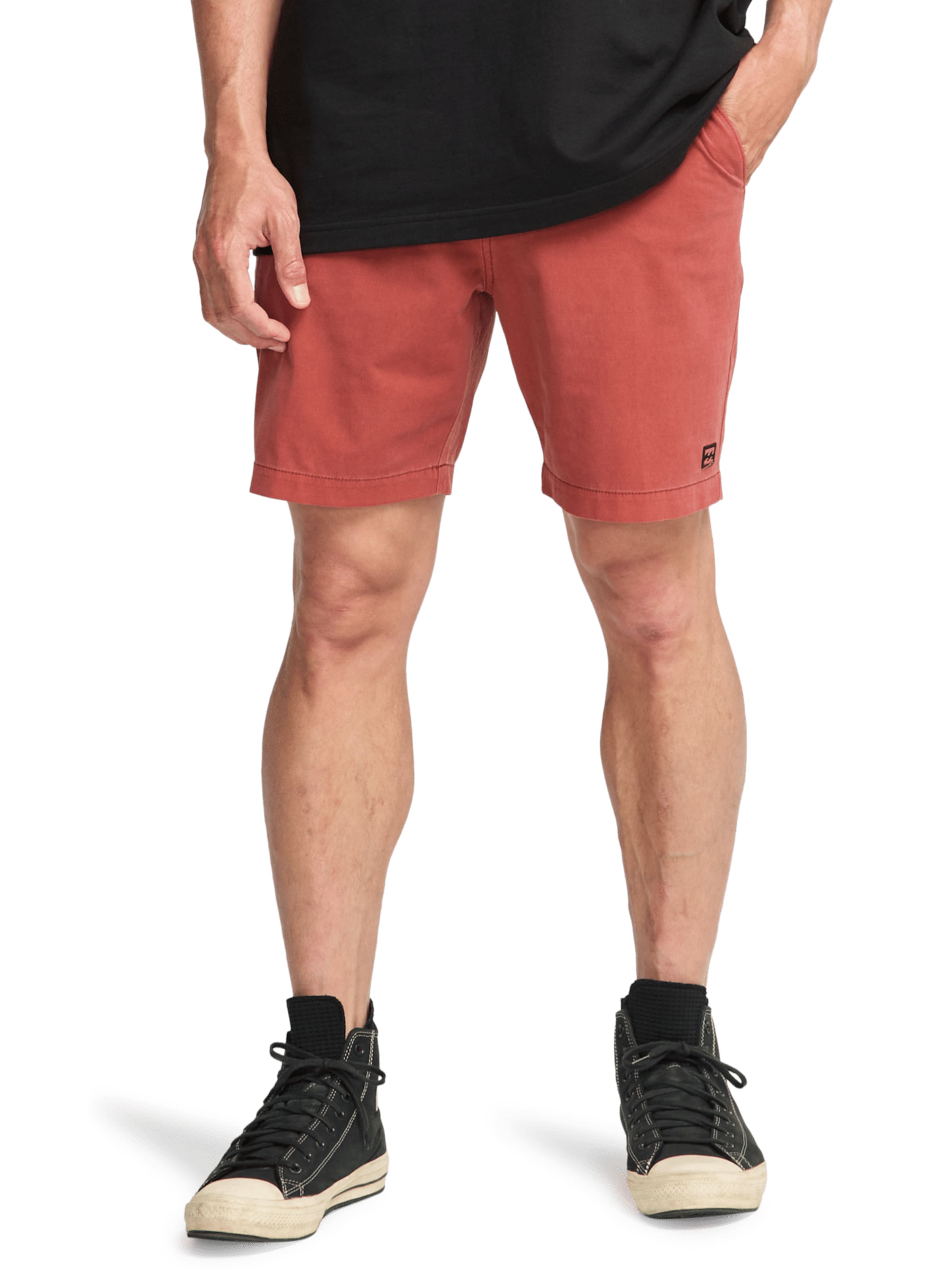 Pantalon de sport BILLABONG en rouge : devant