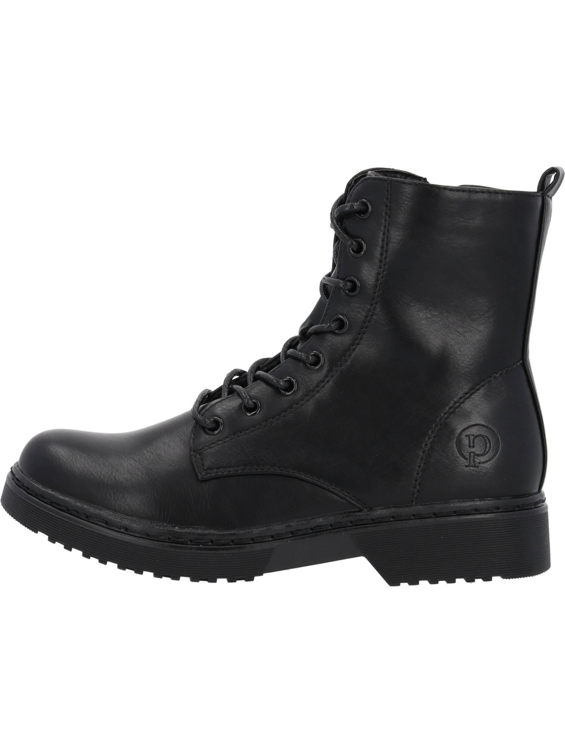 Bottines à lacets 'Djerba' Palado en noir