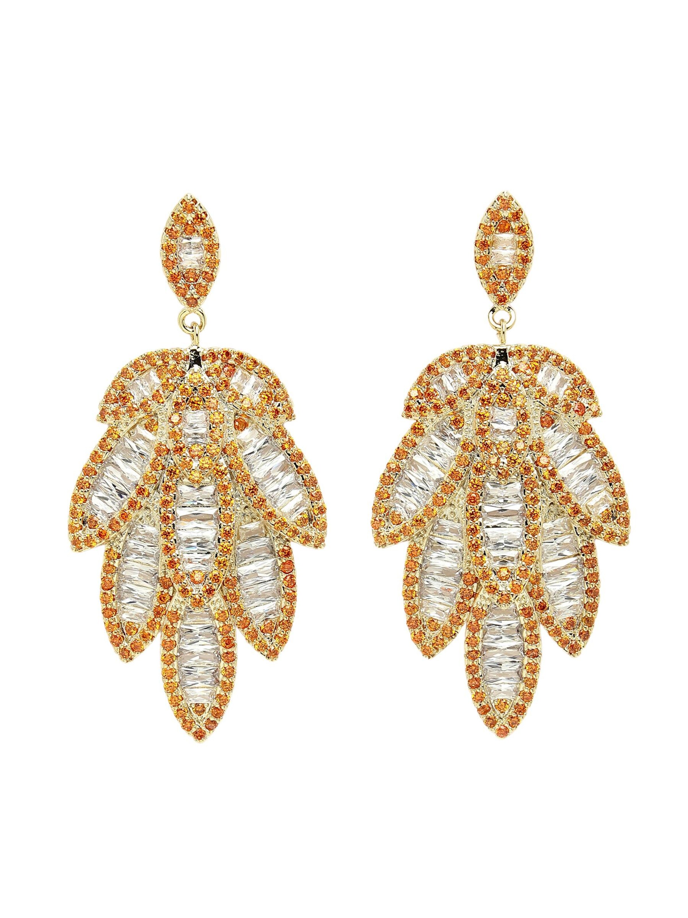 AVANT-GARDE PARIS Oorbellen 'Quintara' in Goud: voorkant