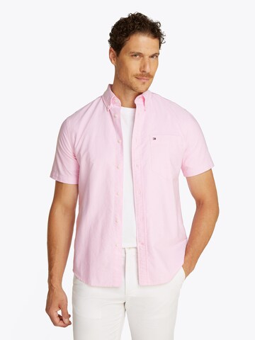 Regular fit Camicia 'HERITAGE' di TOMMY HILFIGER in rosa: frontale