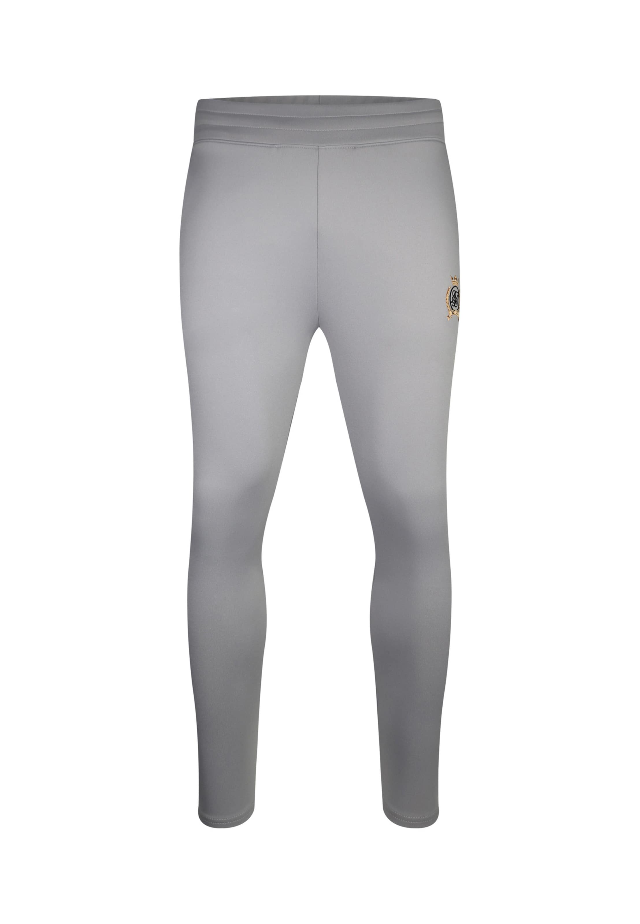 SikSilk Tapered Pants 'Essentials' in Grey: front