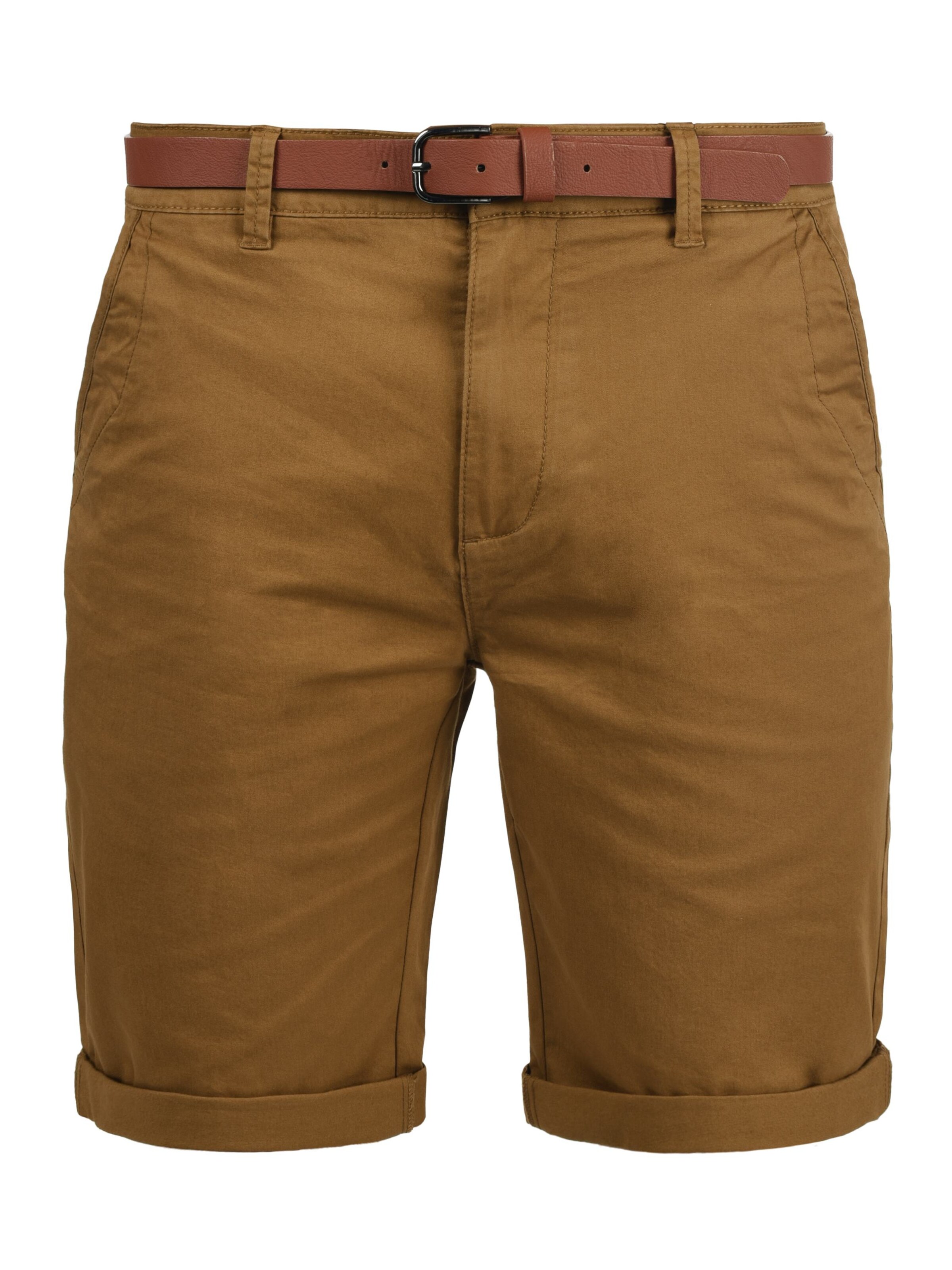 !Solid Chinoshorts 'Montijo' in Braun: Vorderseite