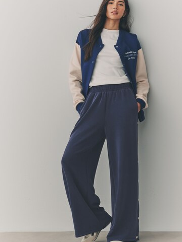 Next - Pierna ancha Pantalón en azul