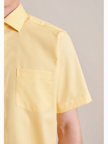 SEIDENSTICKER Regular fit Button Up Shirt in Yellow