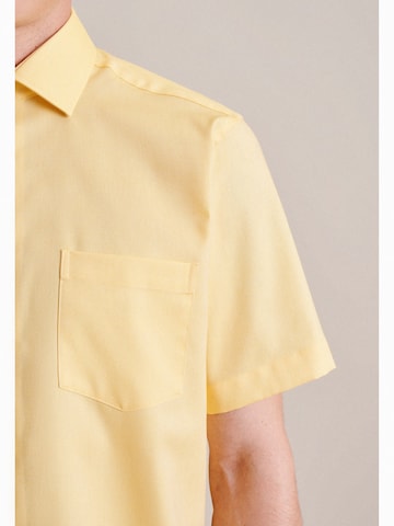 SEIDENSTICKER Regular Fit Hemd in Gelb