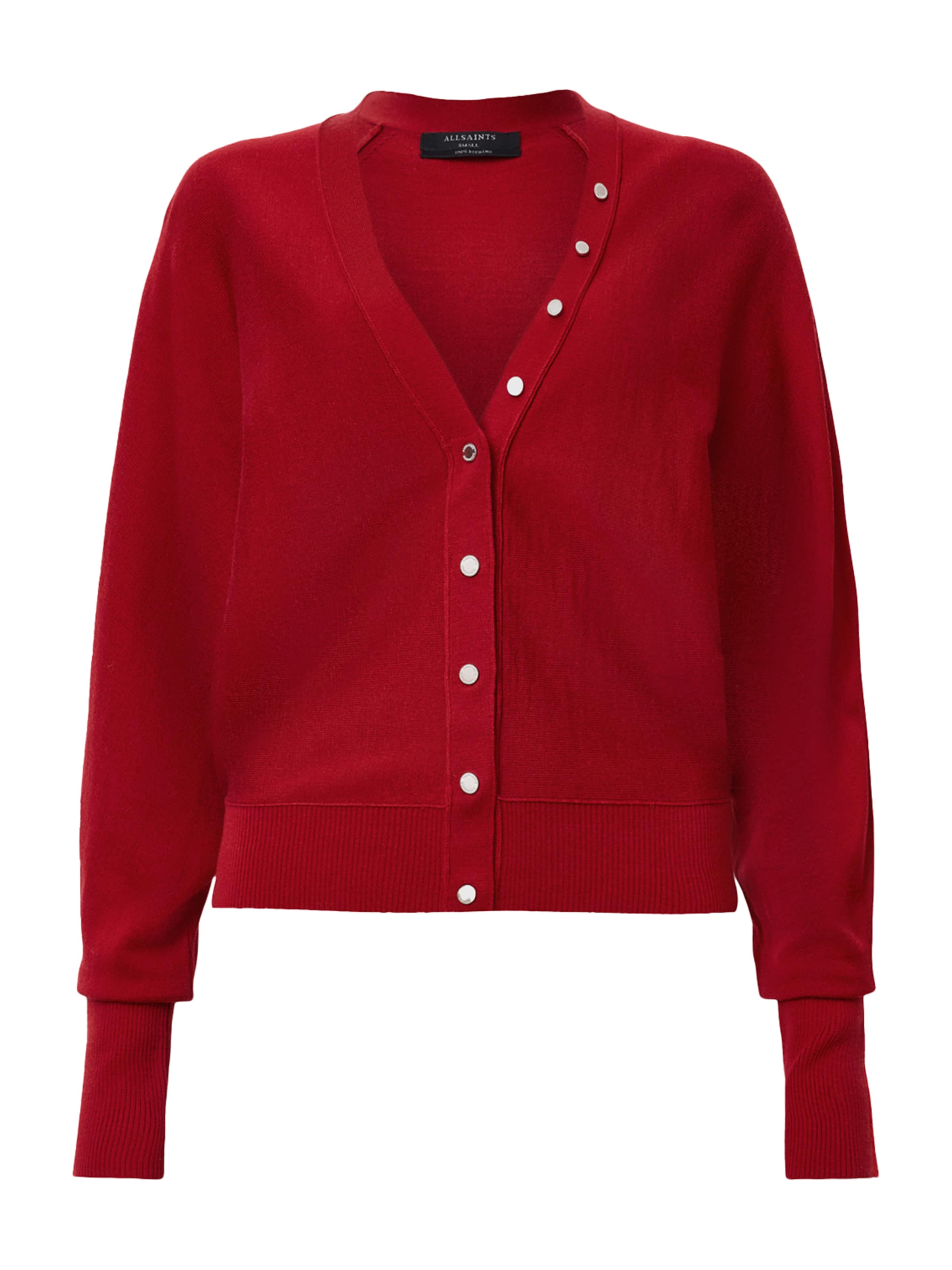AllSaints Strickjacke 'HONOR' in Rot: Vorderseite