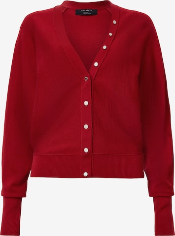 Geacă tricotată 'HONOR' de la AllSaints pe roșu: față