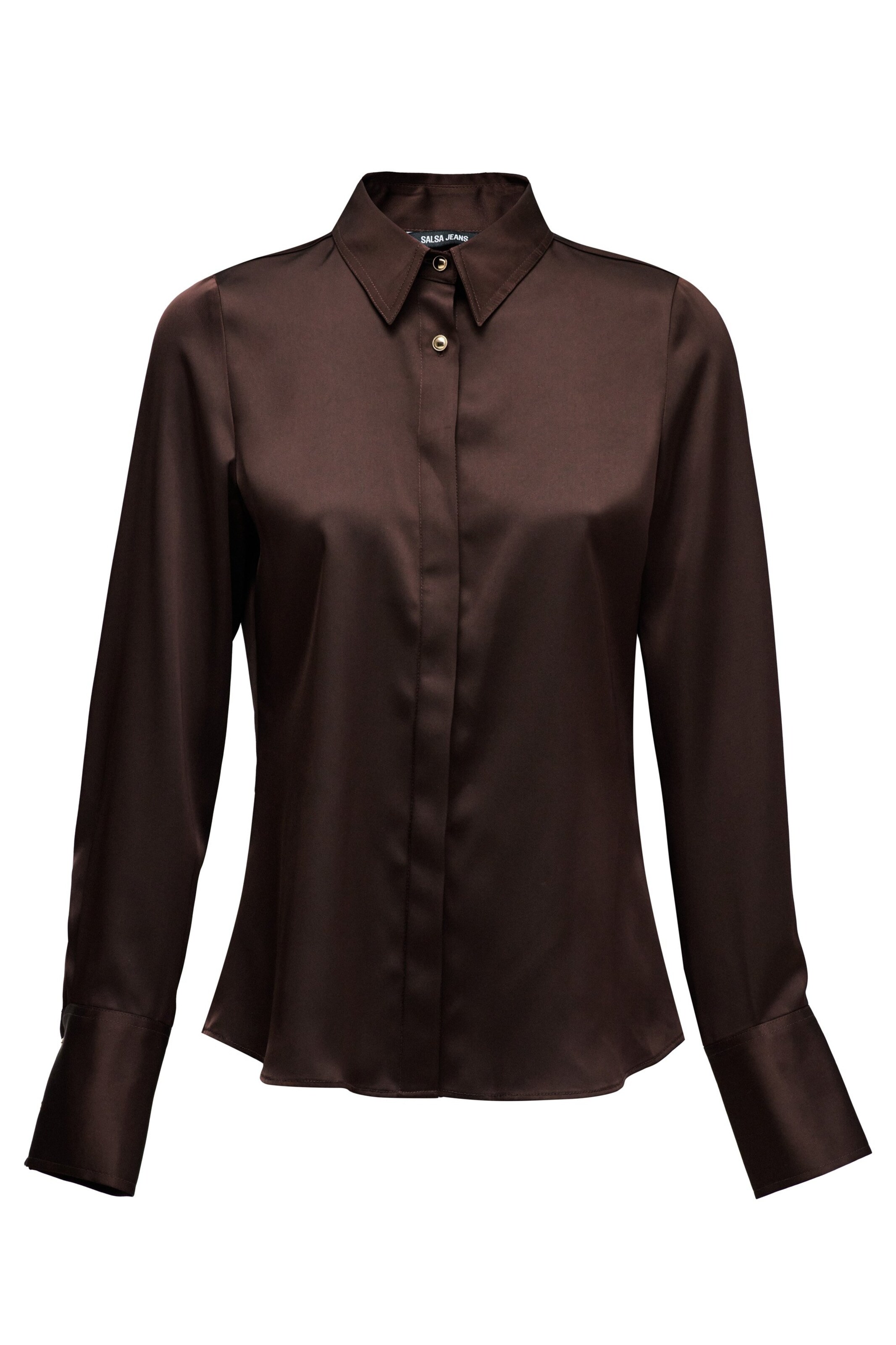 Salsa Jeans Blouse in Brown: front