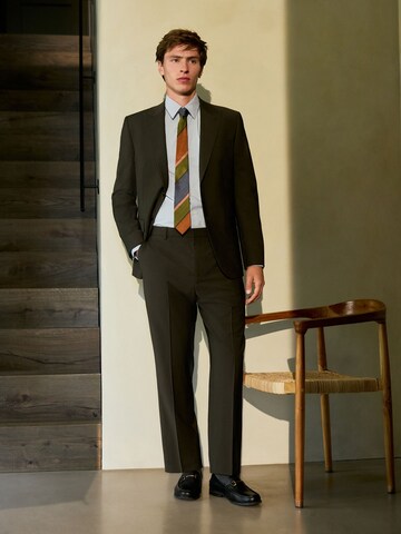 Coupe slim Veste de costume 'Motionflex' Next en vert : devant